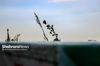 استقبال از پیکر مطهر ۱۲ شهید گمنام دفاع مقدس در فرودگاه هاشمی نژاد مشهد