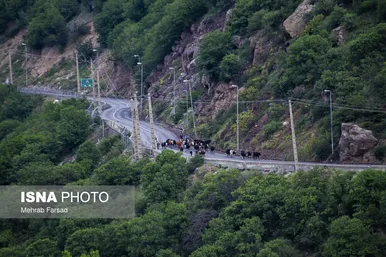 گزارش تصویری | کوچ سالانه دامداران سنتی در محور کرج - چالوس