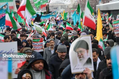 گزارش تصویری | راهپیمایی ۲۲ بهمن ۱۴۰۳ در مشهد