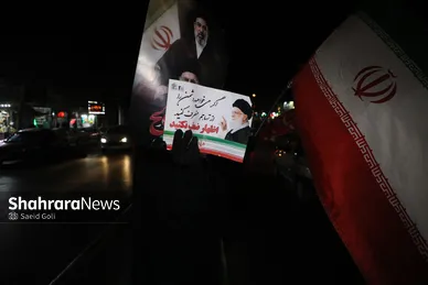 گزارش تصویری | برگزاری رزمایش مردمی تونل پرچم و زنجیره انسانی ۶ کیلومتری در مشهد