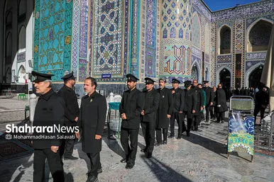 عکس‌هایی از آیین سنتی«صلا» همزمان با اولین روز ماه محرم در حرم مطهر رضوی