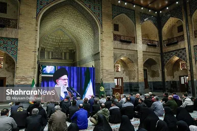گزارش تصویری | آیین رسمی بدرقه دوندگان کاروان جاده ولایت در حرم مطهر رضوی