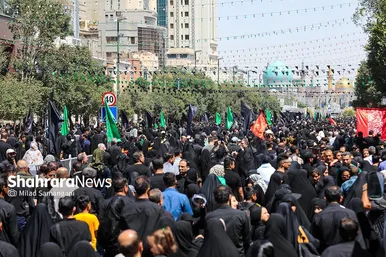 عکس‌هایی از مراسم جاماندگان اربعین در مشهد (۴ شهریور ۱۴۰۳)