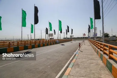 بهره‌برداری از پل دوم و اصلاح هندسی ورودی جاده سرخس به مشهد