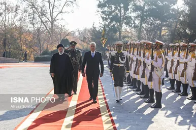 استقبال رئیسی از رئیس‌جمهور کوبا (۱۳ آذر ۱۴۰۲)