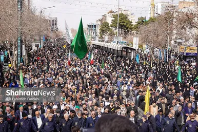 گزارش تصویری | اجتماع عظیم منتظران ظهور در مشهد ۱