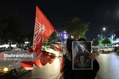 گزارش تصویری | حضور شبانه مردم مشهد در حمایت از رزمندگان به شب ۱۴۲ رسید