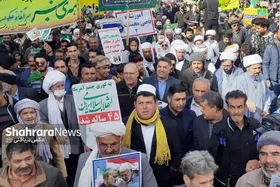 عکس&zwnj;هایی از حضور پرشور شیعه و سنی در راهپیمایی ۲۲ بهمن در شهر&zwnj;های مرزی