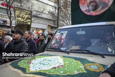 گزارش تصویری | مراسم تشییع پیکر مطهر شهید مدافع امنیت «مهدی ظریف» در مشهد ۲