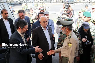 مراسم بهره برداری از طرح ۸۸۸ واحدی منازل سازمانی ارتش در مشهد