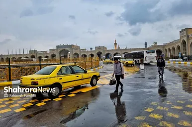 گزارش تصویری | حال و هوای بارانی حرم امام رضا (ع) (۱۹ اسفند ۱۴۰۳)