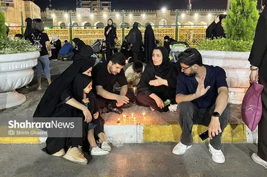 گزارش تصویری |حال و هوای شام غریبان در مشهدالرضا (ع)