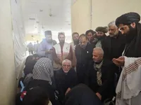 حضور هیئت دیپلماتیک ایرانی در مرز دوغارون خراسان رضوی