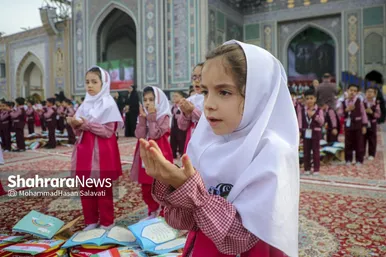 گزارش تصویری | مراسم «فرشتگان مقاومت» یادبود شهدای مظلوم میناب در حرم مطهر امام رضا (ع)