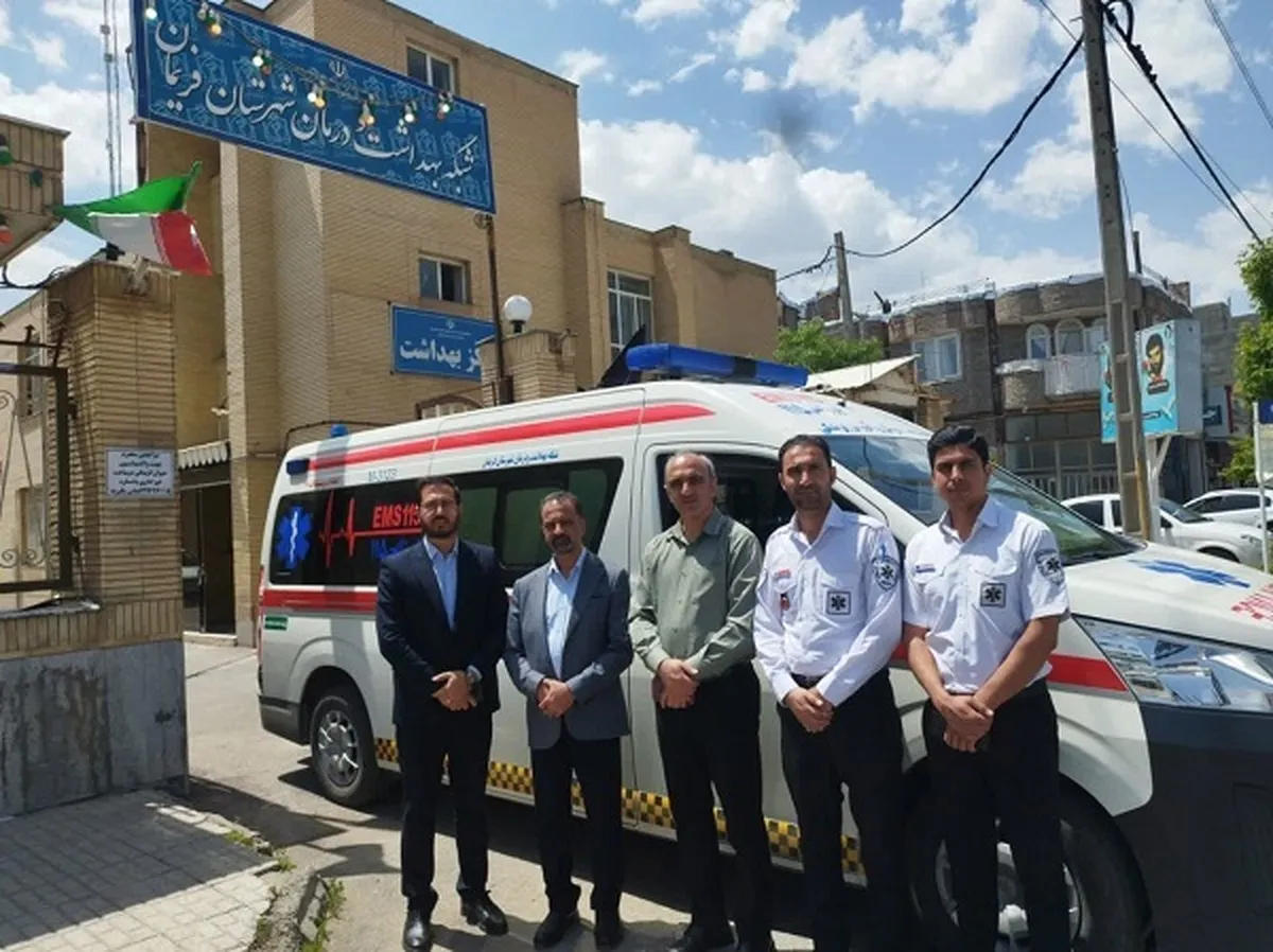 اختصاص آمبولانس جدید به مرکز فوریت‌های پزشکی ۱۱۵ شهرستان فریمان (۲۲ اردیبهشت ۱۴۰۵)