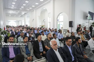 گزارش تصویری | بهره‌برداری از کلان‌پروژه عروجیان در آرامستان بهشت رضا (ع)