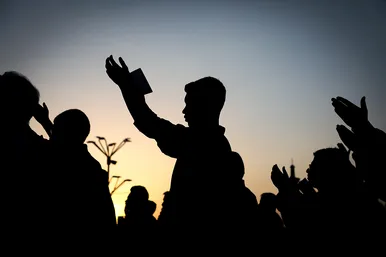 مراسم دعای عرفه در حرم مطهر رضوی