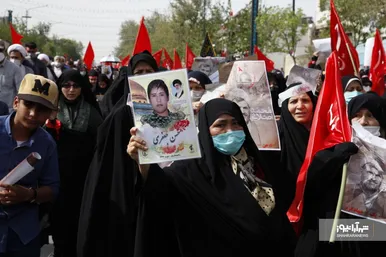 حضور پر تعداد مهاجران افغانستانی در مراسم تشییع پیکر شهید حجت‌الاسلام اصلانی