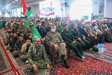 همایش باشکوه حضور و اقتدار بسیجیان