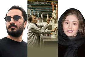 نوید محمدزاده و فرشته حسینی در کارگاه هنرمند افغانستانی + فیلم