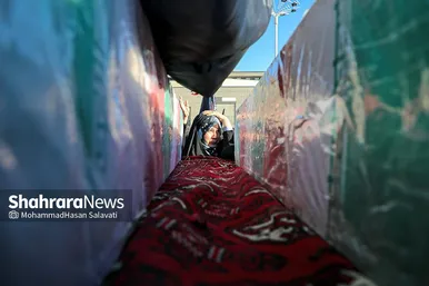 اجتماع عزاداران فاطمی و تشییع پیکر ۱۲ شهید گمنام دفاع مقدس و ۲ شهید حادثه تروریستی راسک در مشهد