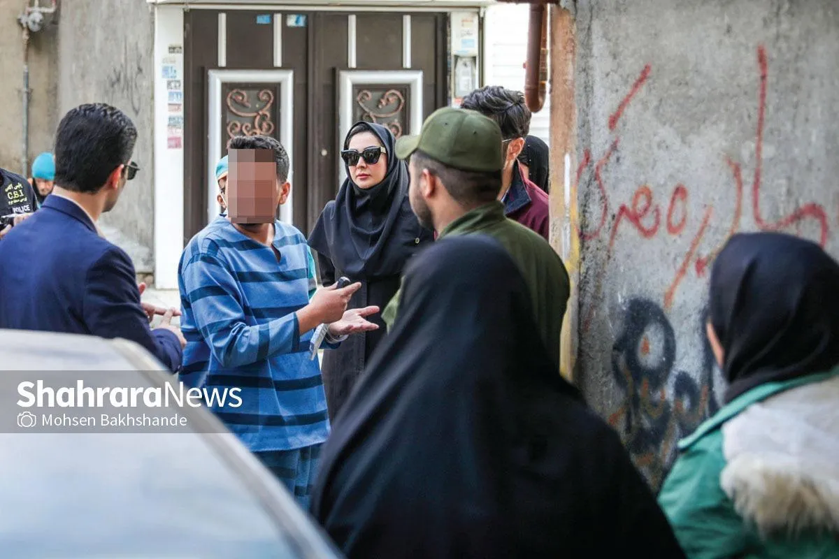 با حضور شاهدان، صحنه قتل خواستگار سمج در منطقه سیدی مشهد بازسازی شد | متهم: من چاقو نزدم!