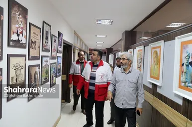 بازدید مدیرعامل جمعیت هلال‌احمر خراسان رضوی از موسسه فرهنگی شهرآرا