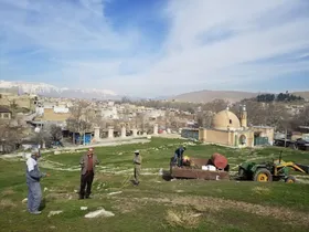 آغاز نخستین مرحله سم&zwnj;پاشی در معبد آناهیتا