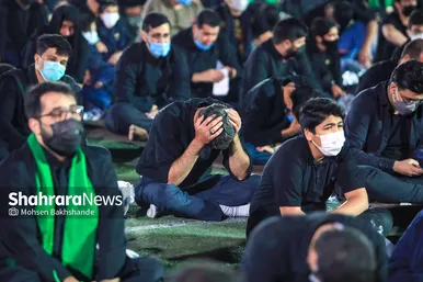 عزاداری دهه اول محرم در ورزشگاه تختی مشهد