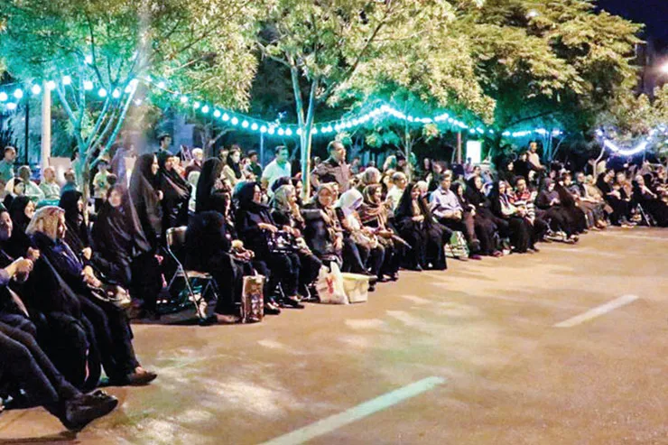 بزم «مه‌گرفت» در حضور شهروندان