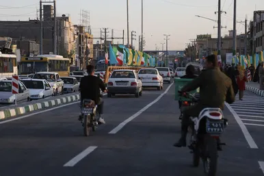 مراسم بهره برداری از پل دهرود