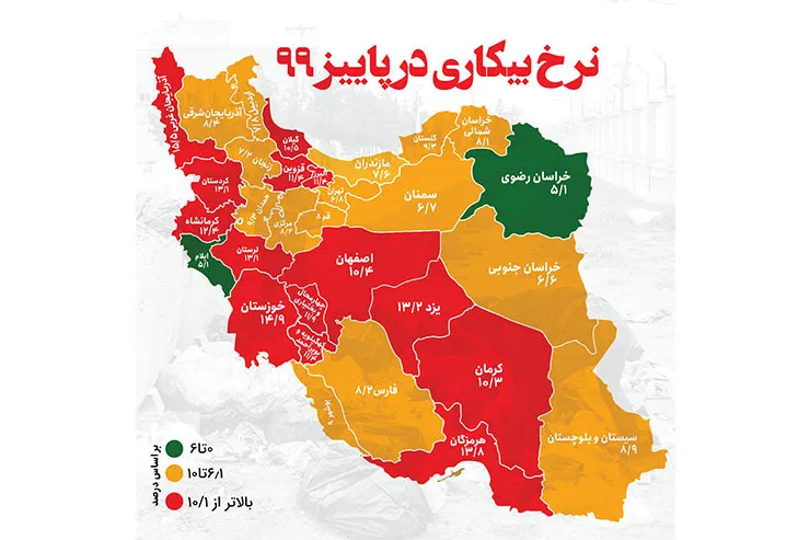 رمزگشایی از نرخ بیکاری در خراسان‌رضوی