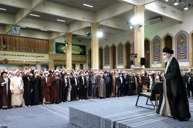 دیدار جمعی از مبلغان و طلاب حوزه‌های علمیه سراسر کشور با رهبر انقلاب