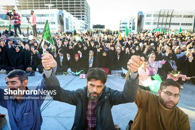 جشن مردمی بیعت با امام زمان (عج) در مشهد