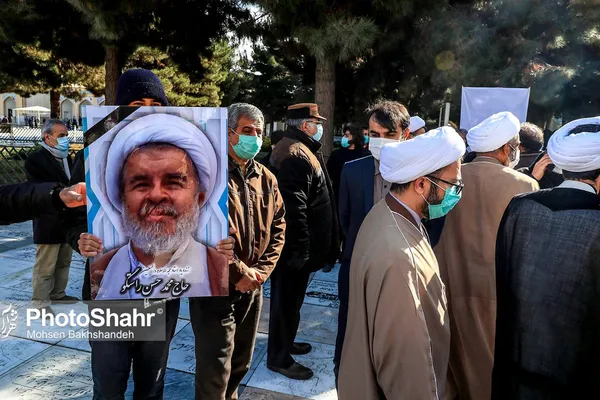 تشییع پیکر مرحوم «محمدحسن راستگو» در مشهد + تصاویر