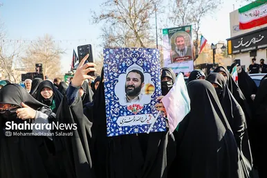 گزارش تصویری | ساعاتی پیش از مراسم تشییع پیکر شهدای مدافع امنیت در مشهد (۲۲ دی ۱۴۰۴)