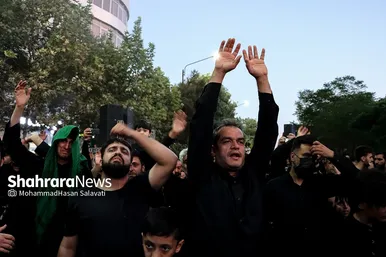 آیین خیمه سوزان عصر عاشورا در مشهد