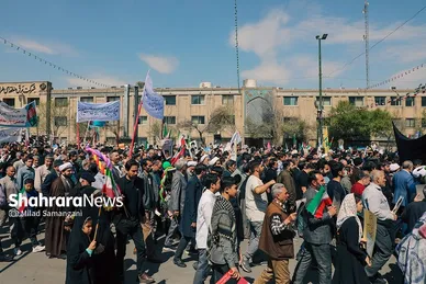 راهپیمایی روز قدس در مشهد (۱۷ فروردین ۱۴۰۳)