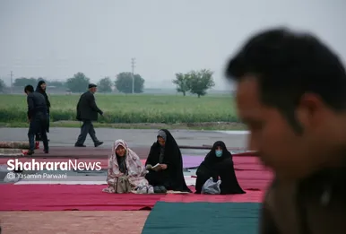 نماز عید سعید فطر مهاجران افغانستانی در گلشهر