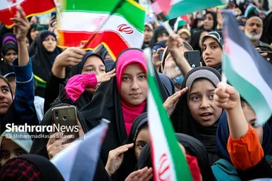 اجتماع مردمی عاشقان مبارزه با اسرائیل در مشهد