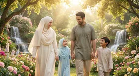 اعضای یک خانواده در بهشت کنار هم هستند+ سند معتبر