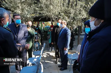 غبار روبی مزار شهدای هواپیمای اوکراینی