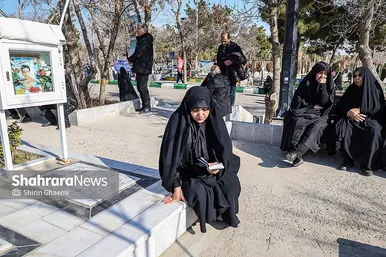 گزارش تصویری | مراسم تدفین پیکرهای شهدای مدافع امنیت در آرامستان بهشت‌رضا(ع) مشهد