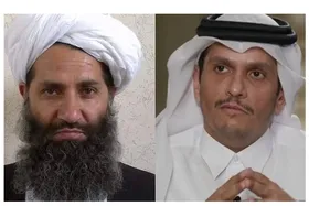 رویترز از دیدار نخست وزیر قطر با ملاهبت&zwnj;الله در سفر به قندهار خبرداد