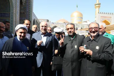 شرکت رئیس مجلس در مرحله دوم انتخابات چهاردهمین دوره ریاست‌جمهوری