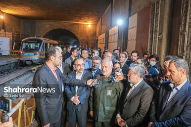 عملیات «تست‌گرم» بخش اول خط سوم قطار شهری مشهد