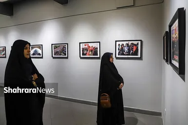 گزارش تصویری | افتتاح نمایشگاه عکس «روایت وداع» در فرهنگسرای جهاد دانشگاهی خراسان رضوی