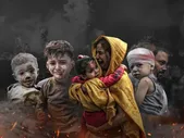 اجتماع ۳ هزارنفری دانش آموزان مشهدی برای هم‌دردی با کودکان مظلوم فلسطینی + فیلم
