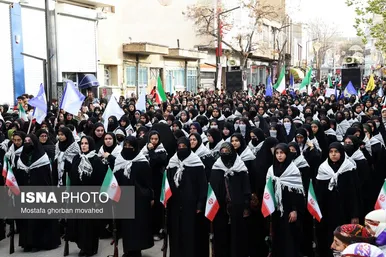 گزارش تصویری | اجتماع بزرگ دختران و بانوان جان فدا - اهر