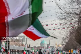 راهپیمایی خودرویی ۲۲ بهمن در مشهد